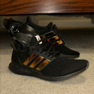 Adidas Black with Gold ultra boost